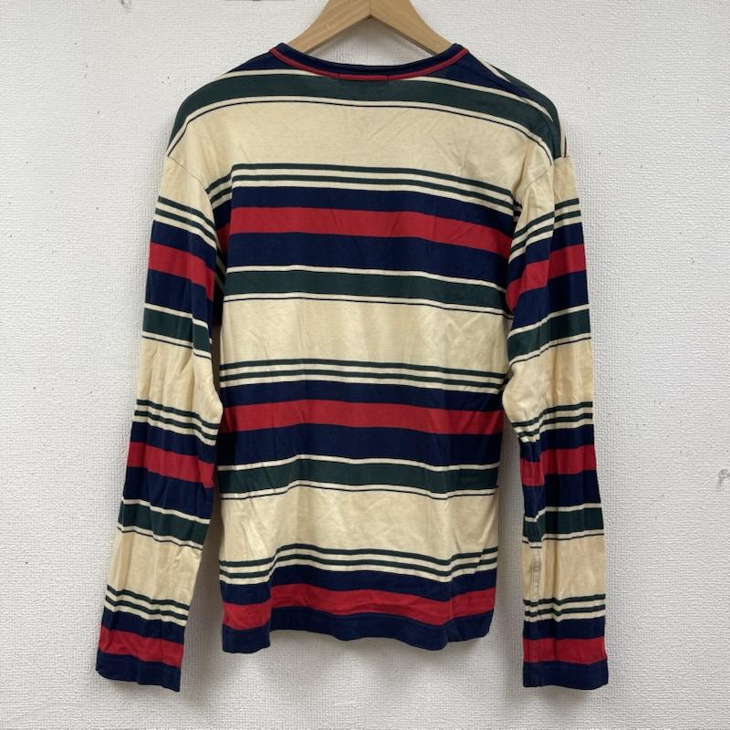 コムデギャルソンオム COMME des GARCONS HOMME Tシャツ 長袖 マルチカラー ボーダー柄 ヘンリーネック カットソー HM-T013 S マルチカラー / マルチカラー / multicolor メンズ USED 古着 中古 50164570