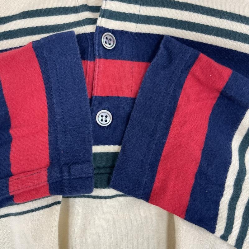 コムデギャルソンオム COMME des GARCONS HOMME Tシャツ 長袖 マルチカラー ボーダー柄 ヘンリーネック カットソー HM-T013 S マルチカラー / マルチカラー / multicolor メンズ USED 古着 中古 50164570