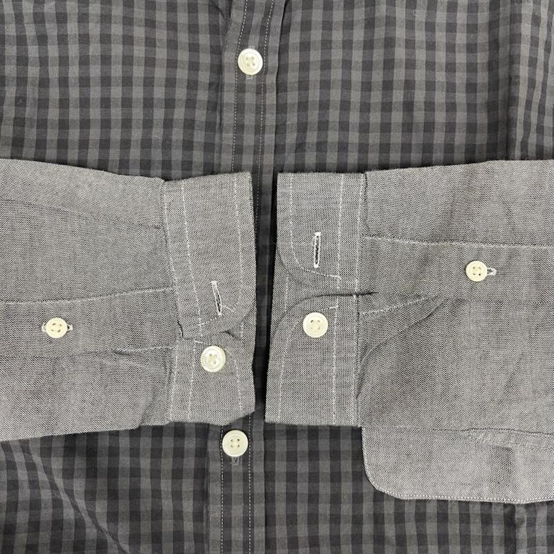 フレッドペリー FRED PERRY シャツ、ブラウス 長袖 チェック切替 長袖 ボタンダウン カジュアル シャツ S 黒 / ブラック / black メンズ USED 古着 中古 50164575