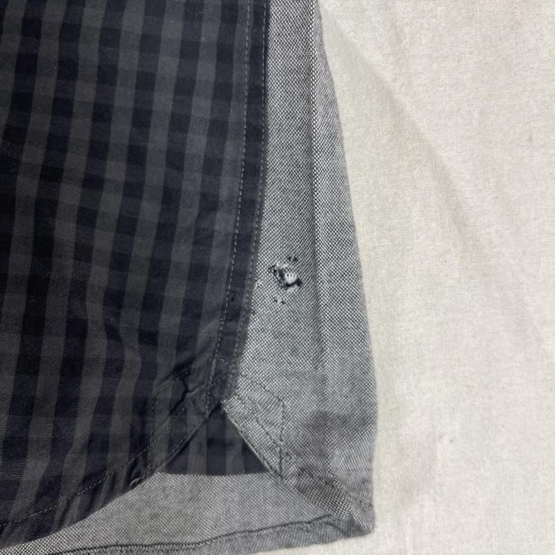 フレッドペリー FRED PERRY シャツ、ブラウス 長袖 チェック切替 長袖 ボタンダウン カジュアル シャツ S 黒 / ブラック / black メンズ USED 古着 中古 50164575