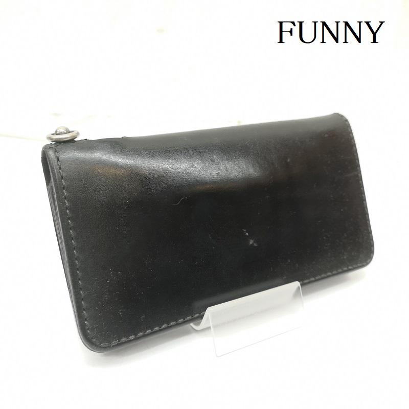 ファニー FUNNY 財布 長財布 - 黒 / ブラック / black メンズ USED 古着 中古 50164576