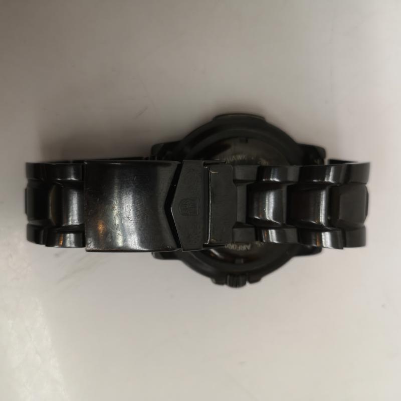 ルミノックス LUMINOX 腕時計 デジタル デジタル 腕時計 USAF STEALTH F-117 NIGHT HAWK ナイトホーク series 3400 - 黒 / ブラック / black メンズ USED 古着 中古 50164581