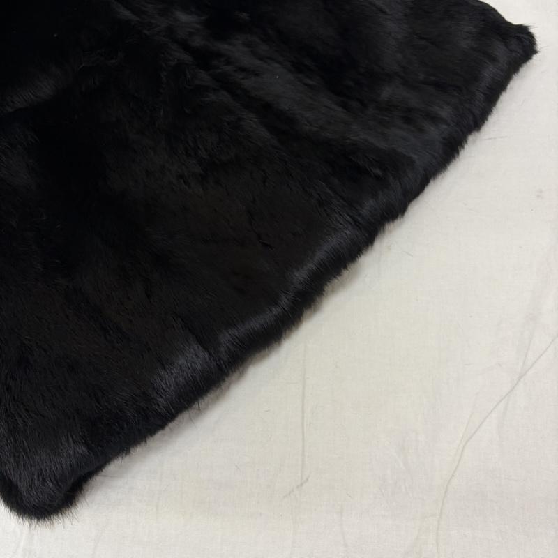 古着 USED コート 毛皮、ファー RABBIT FUR JACKET ラビットファー black KOREA製 - 無地 黒 / ブラック / black レディース USED 古着 中古 50164583