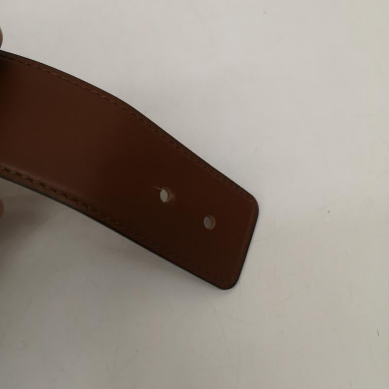 ニードルス Needles アクセサリー ブレスレット、バングル ピース バックル レザー ブレスレット - 茶 / ブラウン / brown メンズ USED 古着 中古 50164584
