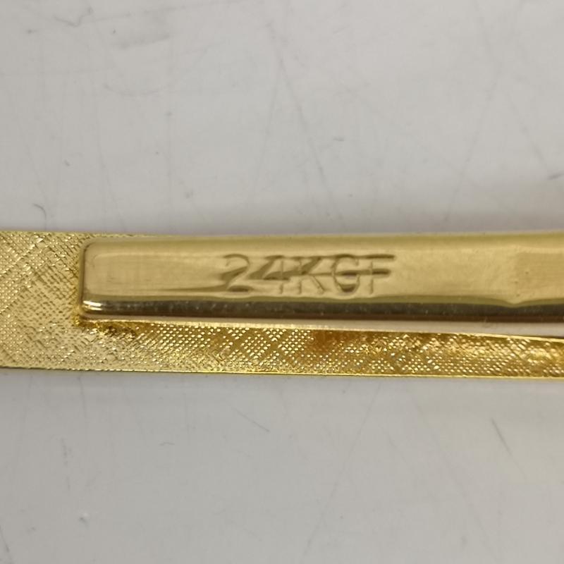クリスチャンディオール Christian Dior ファッション小物 ファッション小物 ロゴ ゴールド ネクタイピン 24KGF - メンズ USED 古着 中古 50164586