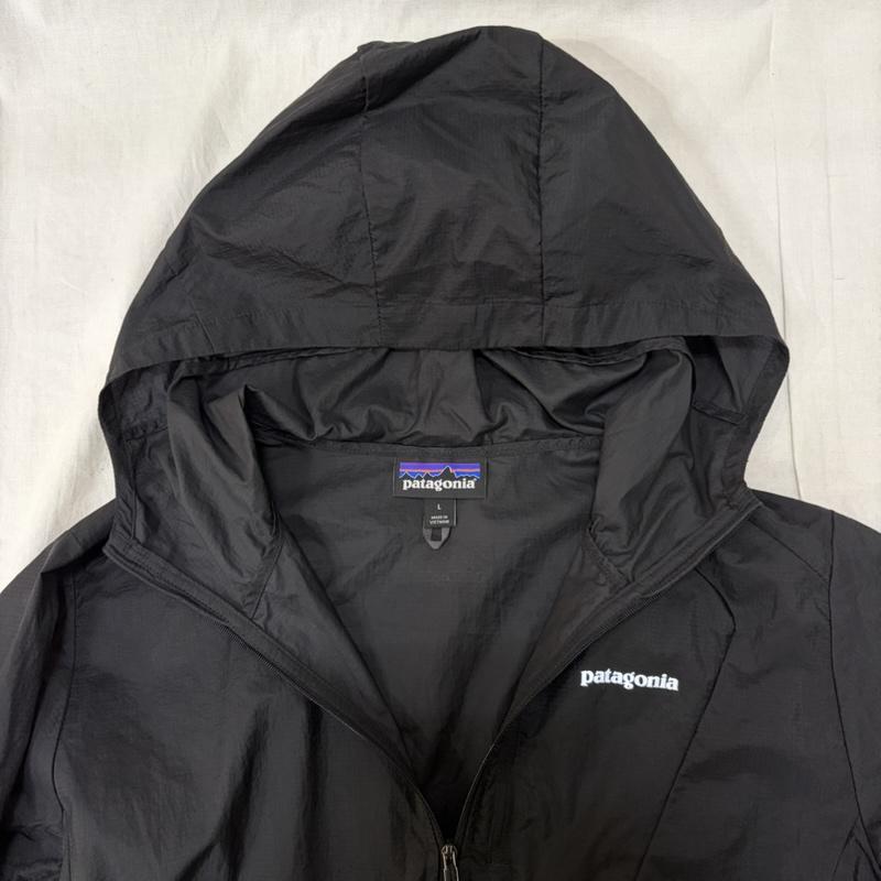 パタゴニア patagonia ジャケット、上着 ジャンパー、ブルゾン 24146SP17 フーディニ・ジャケット black L 軽量 ナイロンジャケット リフレクターロゴ L ロゴ、文字 黒 / ブラック / black メンズ USED 古着 中古 50164589