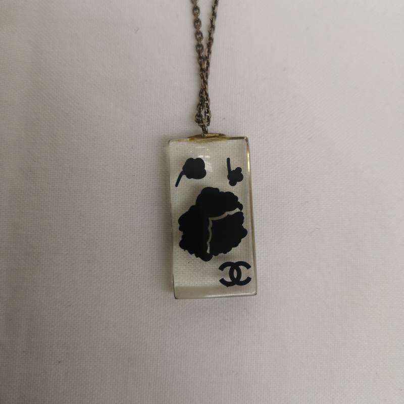シャネル CHANEL アクセサリー ネックレス、ペンダント ネックレス カメリア プレート クリアス ココマーク ペンダント 04S - レディース USED 古着 中古 50164590