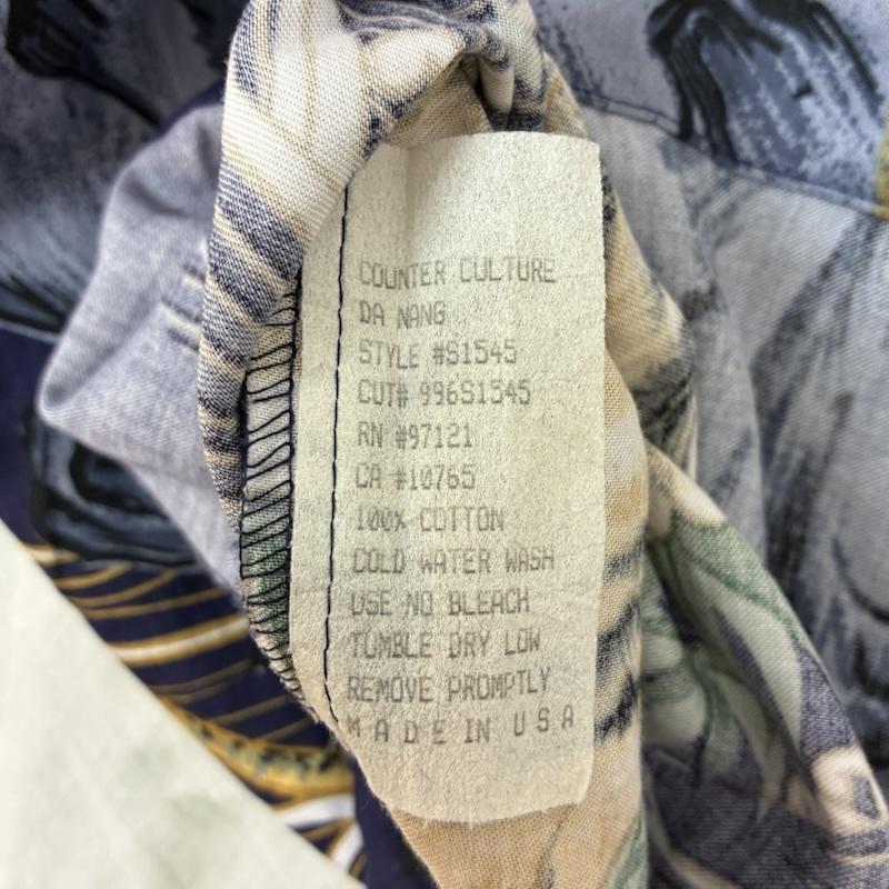 ヴィンテージ VINTAGE シャツ、ブラウス 半袖 Counter Culture カウンターカルチャー 90s USA製 タイガー 虎 和柄 アロハシャツ L メンズ USED 古着 中古 50164596