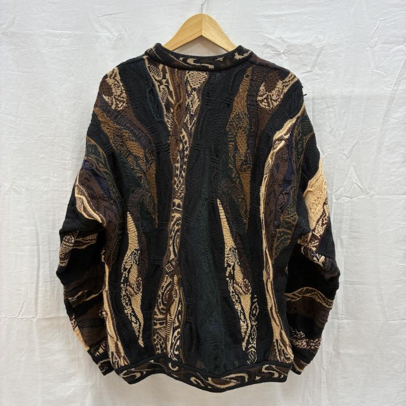 クージ COOGI ニット、セーター 長袖 オーストラリア製 3D ニット プルオーバー セーター XS メンズ USED 古着 中古 50164599