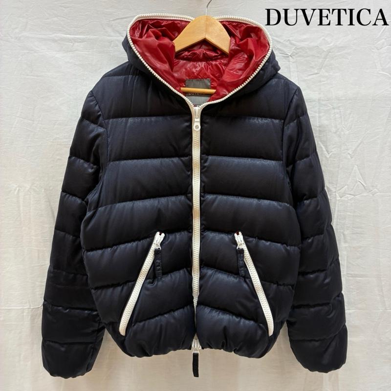 デュベティカ DUVETICA ジャケット、上着 ダウンジャケット DIONISIO WOOL ディオニシオ ウール カシミヤ U.2251.11/1087 フルジップ 短丈 フーデッド ダウンジャケット 44 レディース USED 古着 中古 50164601