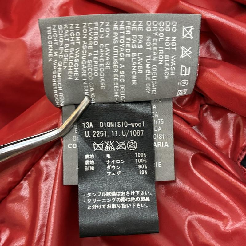 デュベティカ DUVETICA ジャケット、上着 ダウンジャケット DIONISIO WOOL ディオニシオ ウール カシミヤ U.2251.11/1087 フルジップ 短丈 フーデッド ダウンジャケット 44 レディース USED 古着 中古 50164601
