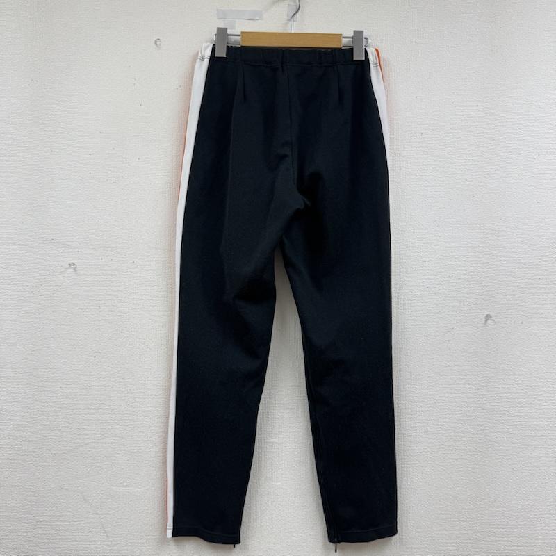 プーマ PUMA パンツ スラックス 日本製 センターシーム ピンタック 裾ジップ サイドライン トラックパンツ D-OS-1352 黒 / ブラック / black メンズ USED 古着 中古 50164615