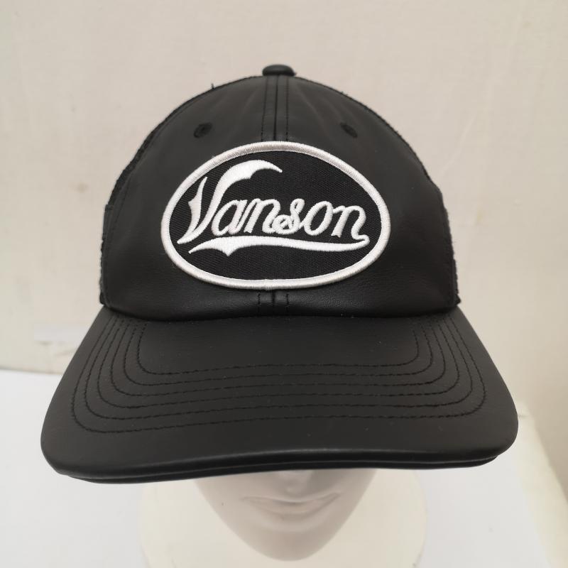シュプリーム Supreme 帽子 キャップ Vanson Leathers Mesh Back cap レザー メッシュ キャップ - 黒 / ブラック / black メンズ USED 古着 中古 50164617