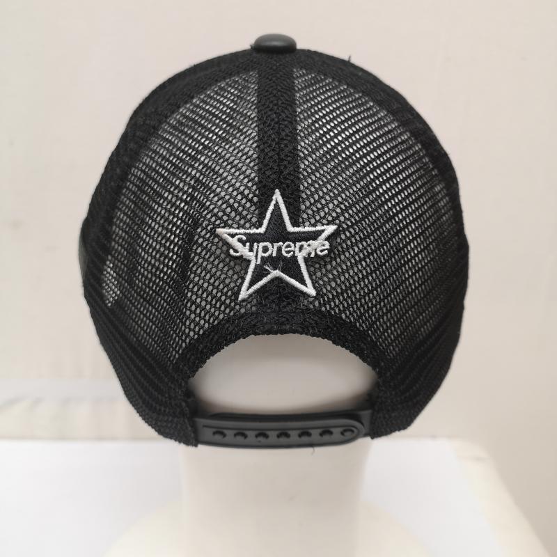 シュプリーム Supreme 帽子 キャップ Vanson Leathers Mesh Back cap レザー メッシュ キャップ - 黒 / ブラック / black メンズ USED 古着 中古 50164617