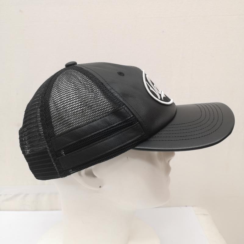 シュプリーム Supreme 帽子 キャップ Vanson Leathers Mesh Back cap レザー メッシュ キャップ - 黒 / ブラック / black メンズ USED 古着 中古 50164617