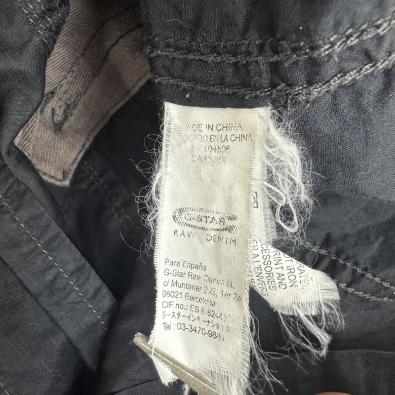 ジースターロゥ G-STAR RAW シャツ、ブラウス 半袖 ミリタリーテイスト ギミック フラップ ポケット 半袖 シャツ GS3301 M 黒 / ブラック / black メンズ USED 古着 中古 50164618