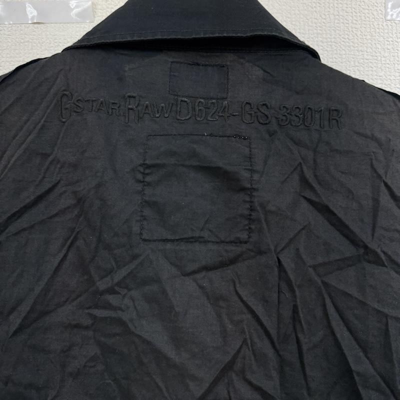 ジースターロゥ G-STAR RAW シャツ、ブラウス 半袖 ミリタリーテイスト ギミック フラップ ポケット 半袖 シャツ GS3301 M 黒 / ブラック / black メンズ USED 古着 中古 50164618