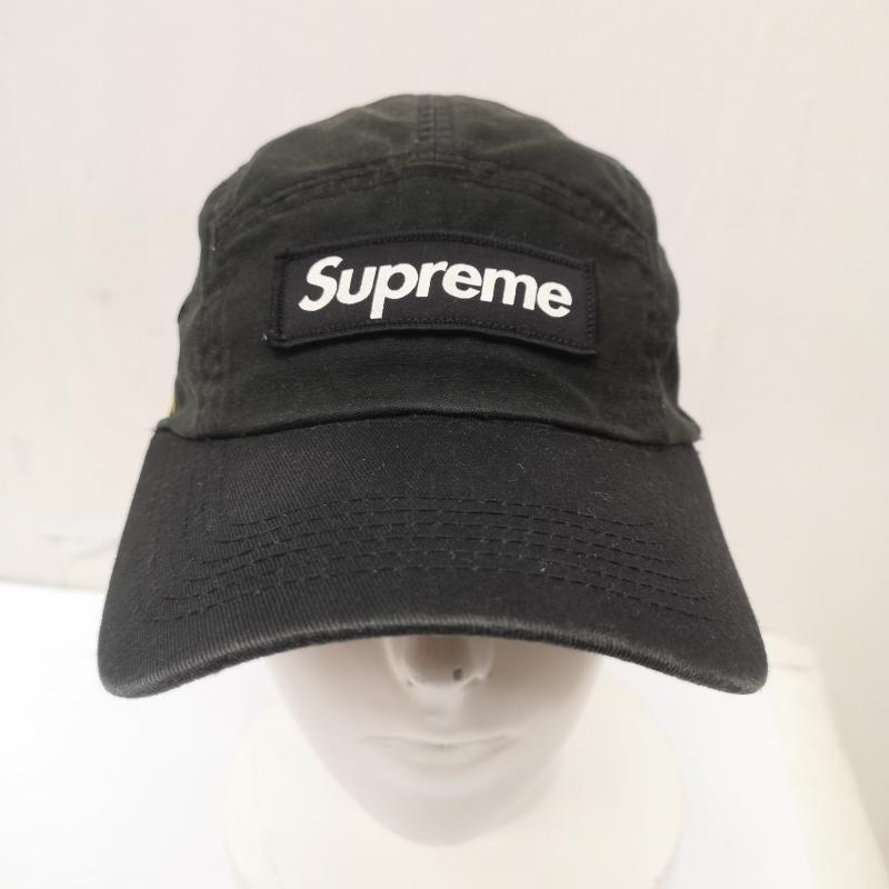 シュプリーム Supreme 帽子 キャップ 21ss Military Camp Cap ミリタリー キャンプ キャップ - 黒 / ブラック / black メンズ USED 古着 中古 50164620
