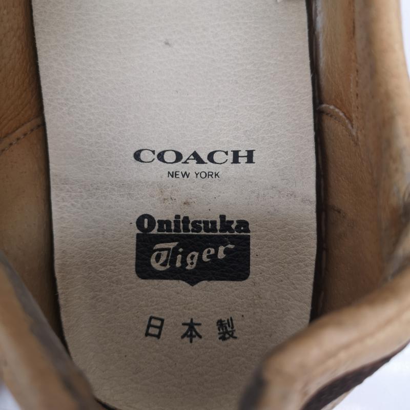 オニツカタイガー ONITSUKA TIGER スニーカー スニーカー COACH FABRE DELUXE TH4E3L レザー スニーカー 26.0cm メンズ USED 古着 中古 50164625