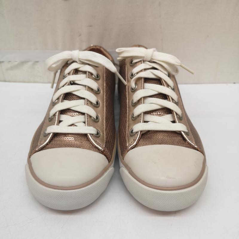 コーチ COACH スニーカー スニーカー シークイン スパンコール メタリック スニーカー Q1308 25.5cm レディース USED 古着 中古 50164628