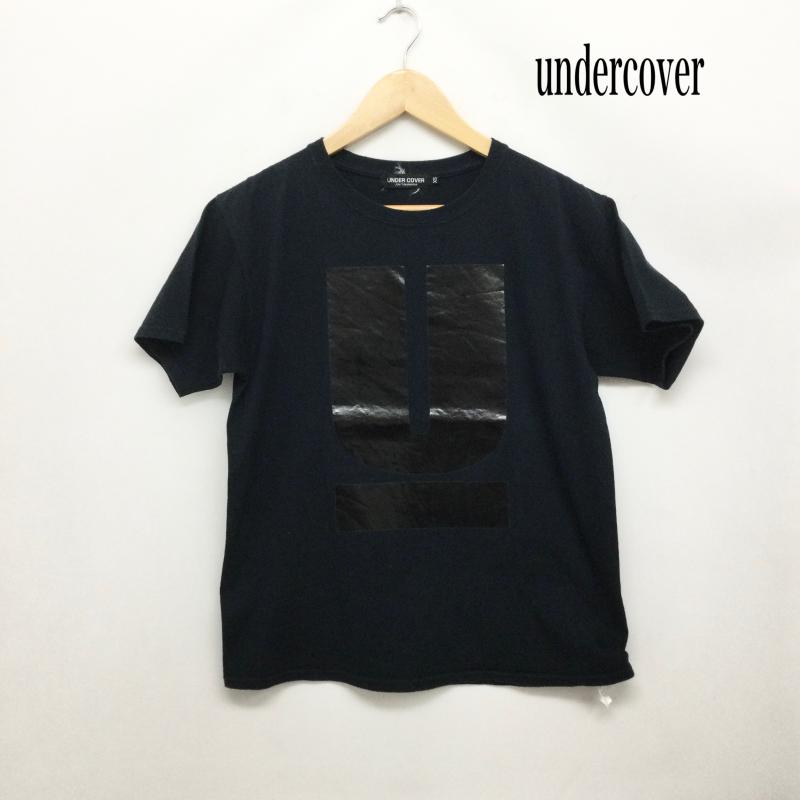 アンダーカバー UNDERCOVER Tシャツ 半袖 UNDERCOVER Tシャツ Uロゴ エナメル XS プリント 紺 / ネイビー / navy メンズ USED 古着 中古 50164630