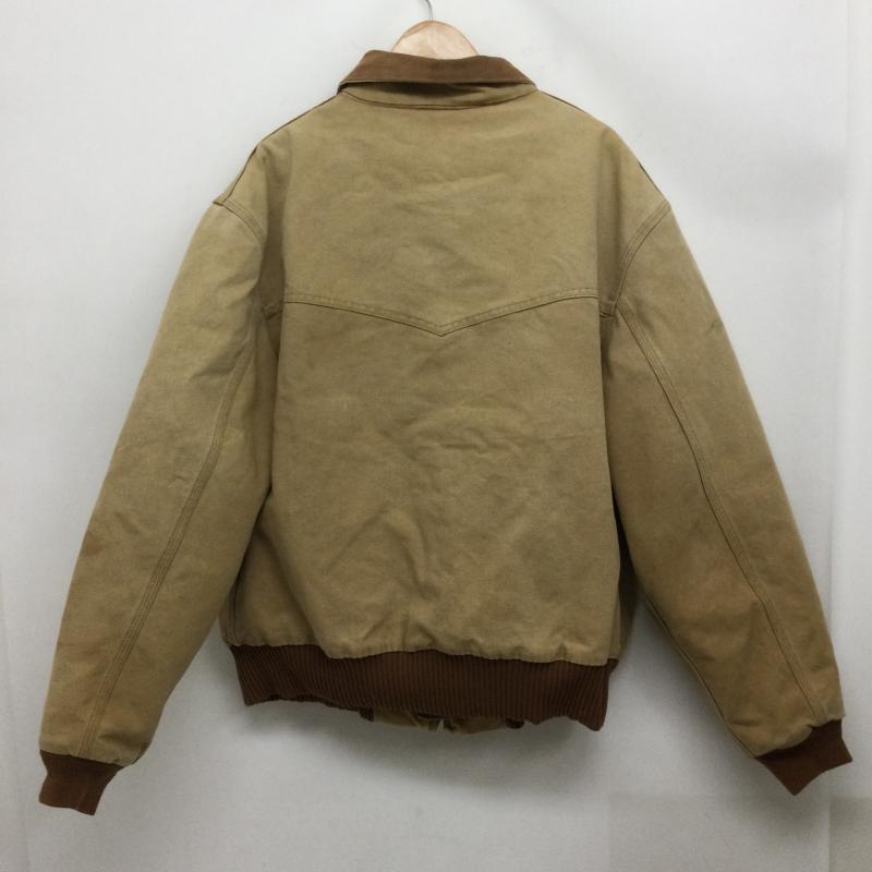カーハート Carhartt ジャケット、上着 ジャンパー、ブルゾン Carhartt サンタフェジャケット J13 BRN アメリカ製 XXL 無地 ベージュ / ベージュ / beige メンズ USED 古着 中古 50164640
