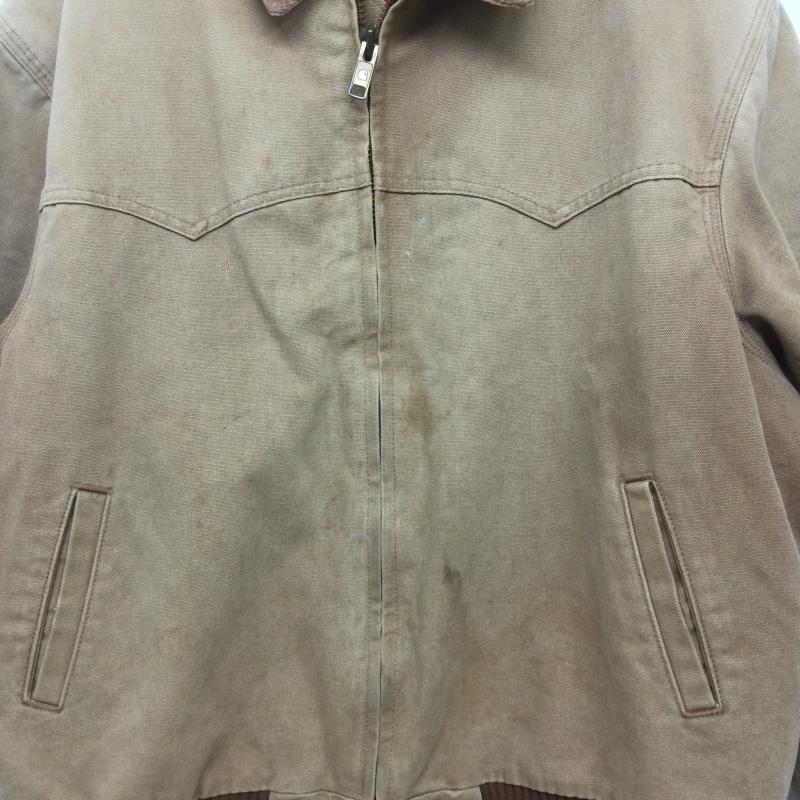 カーハート Carhartt ジャケット、上着 ジャンパー、ブルゾン Carhartt サンタフェジャケット J13 BRN アメリカ製 XXL 無地 ベージュ / ベージュ / beige メンズ USED 古着 中古 50164640