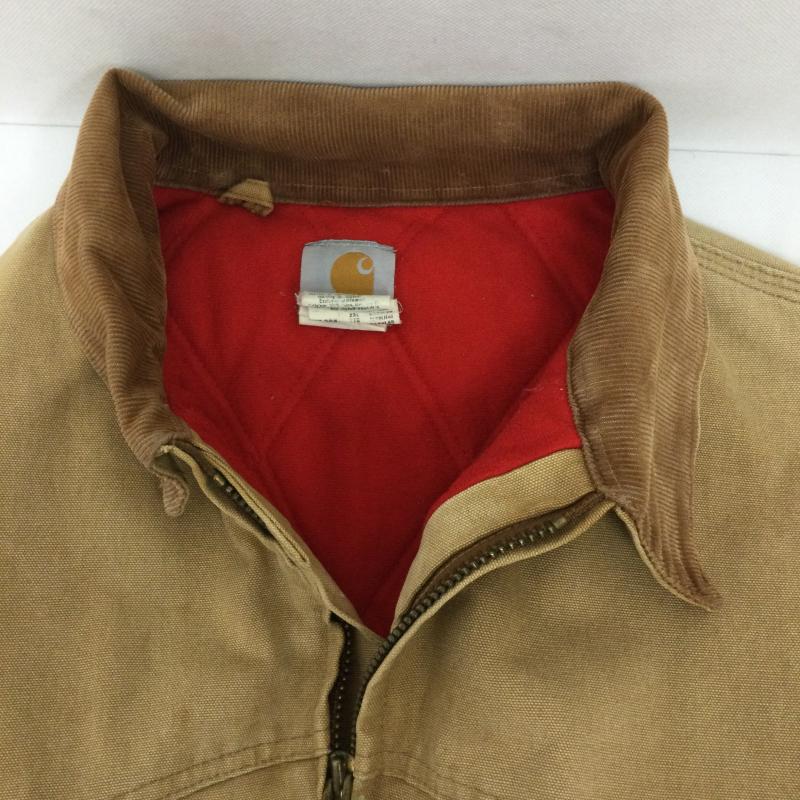 カーハート Carhartt ジャケット、上着 ジャンパー、ブルゾン Carhartt サンタフェジャケット J13 BRN アメリカ製 XXL 無地 ベージュ / ベージュ / beige メンズ USED 古着 中古 50164640