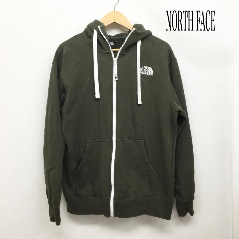 ザノースフェイス THE NORTH FACE パーカー 長袖 THE NORTH FACE ザ・ノース・フェイス リアビューフルジップフーディー NT62130 L ロゴ、文字 オリーブグリーン / オリーブグリーン / メンズ USED 古着 中古 50164645