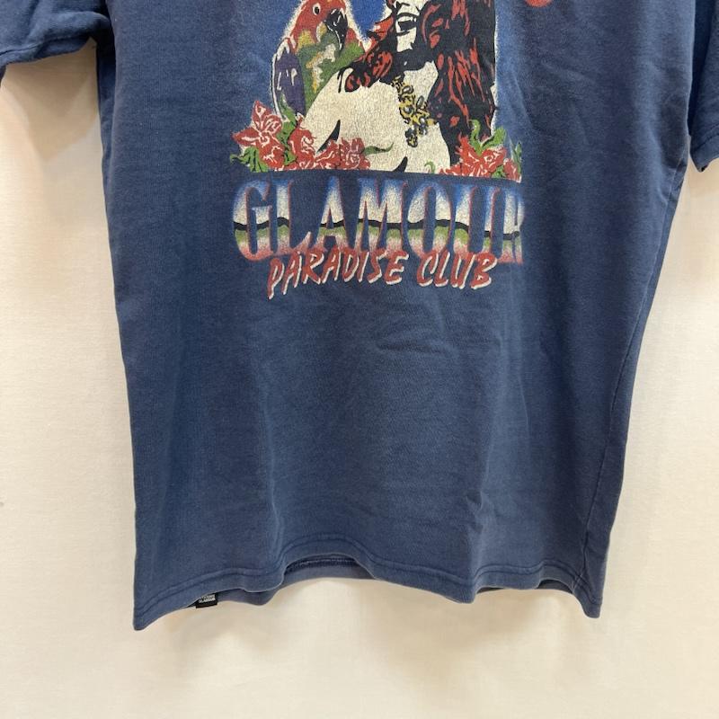 ヒステリックグラマー HYSTERIC GLAMOUR Tシャツ 半袖 USED加工 ガールプリント Tシャツ 02172CT02 XS 紺 / ネイビー / navy メンズ USED 古着 中古 50164646