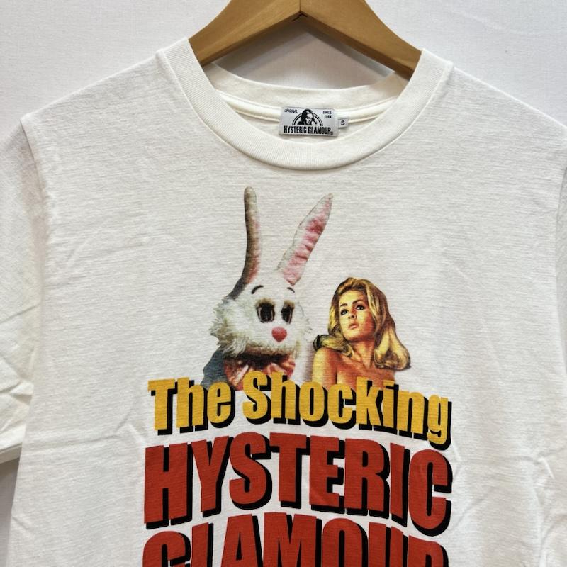 ヒステリックグラマー HYSTERIC GLAMOUR Tシャツ 半袖 THE SHOCKING Tシャツ 02182CT13 バニー ガールプリント S 白 / ホワイト / white メンズ USED 古着 中古 50164647