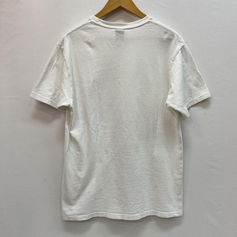 ステューシー STUSSY Tシャツ 半袖 Flower Check Skull T-Shirt フラワー チェッカー スカル L 白 / ホワイト / white メンズ USED 古着 中古 50164652