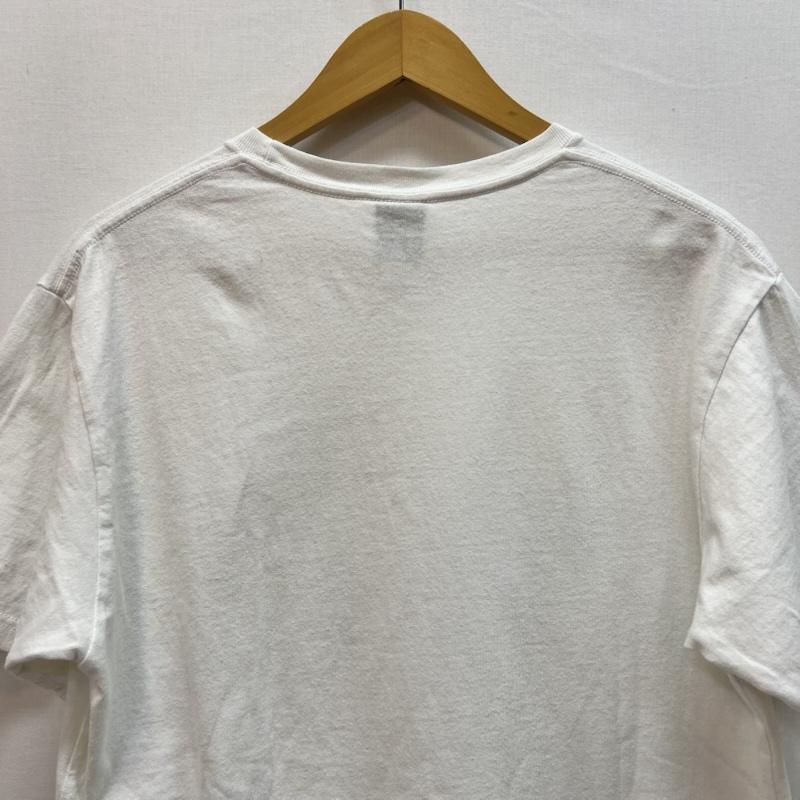 ステューシー STUSSY Tシャツ 半袖 Flower Check Skull T-Shirt フラワー チェッカー スカル L 白 / ホワイト / white メンズ USED 古着 中古 50164652