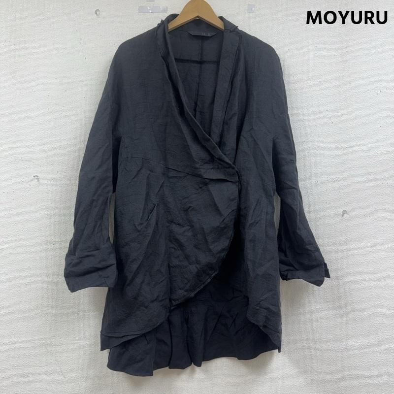 古着 USED ワンピース ロングスカート 萌 MOYURU アシンメトリー 変形 ワイドシルエット RN115468 長袖ワンピース L 黒 / ブラック / black レディース USED 古着 中古 50164653
