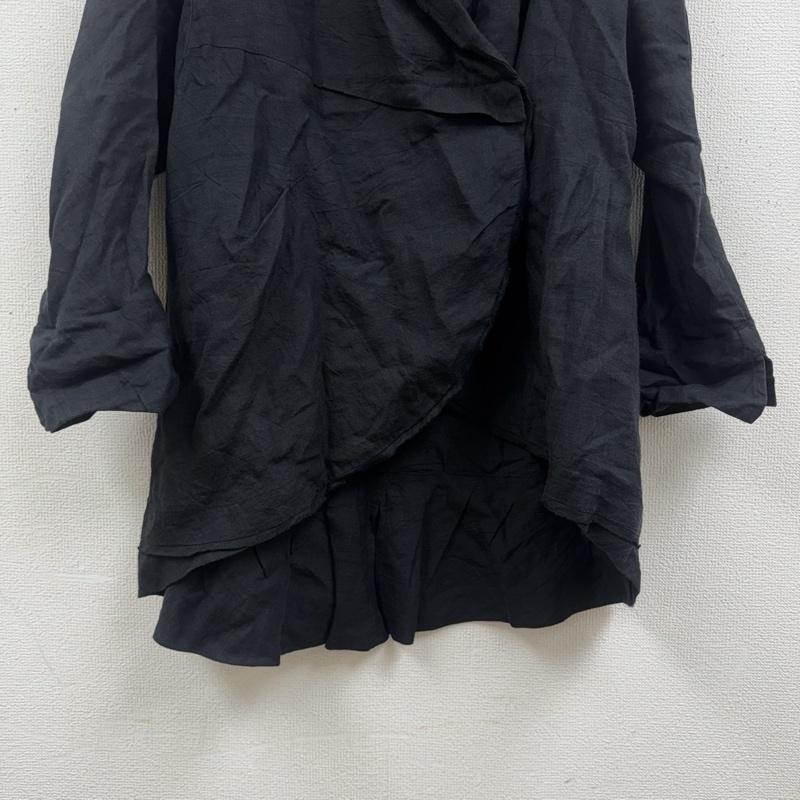 古着 USED ワンピース ロングスカート 萌 MOYURU アシンメトリー 変形 ワイドシルエット RN115468 長袖ワンピース L 黒 / ブラック / black レディース USED 古着 中古 50164653