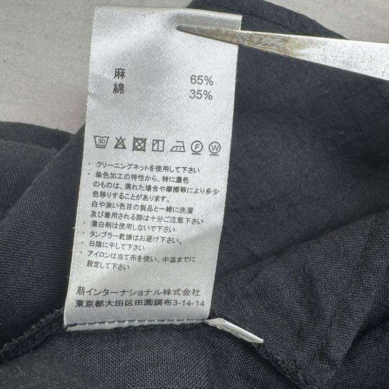 古着 USED ワンピース ロングスカート 萌 MOYURU アシンメトリー 変形 ワイドシルエット RN115468 長袖ワンピース L 黒 / ブラック / black レディース USED 古着 中古 50164653