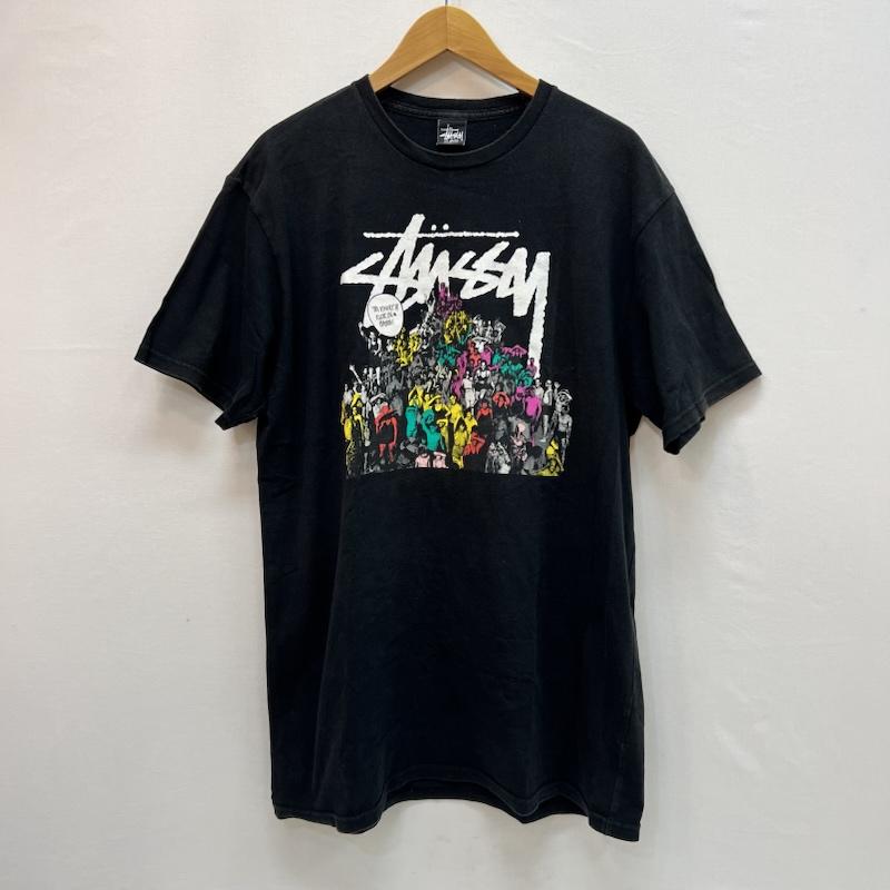 ステューシー STUSSY Tシャツ 半袖 Beach Mob ビーチ モブ Tシャツ XL 黒 / ブラック / black メンズ USED 古着 中古 50164654