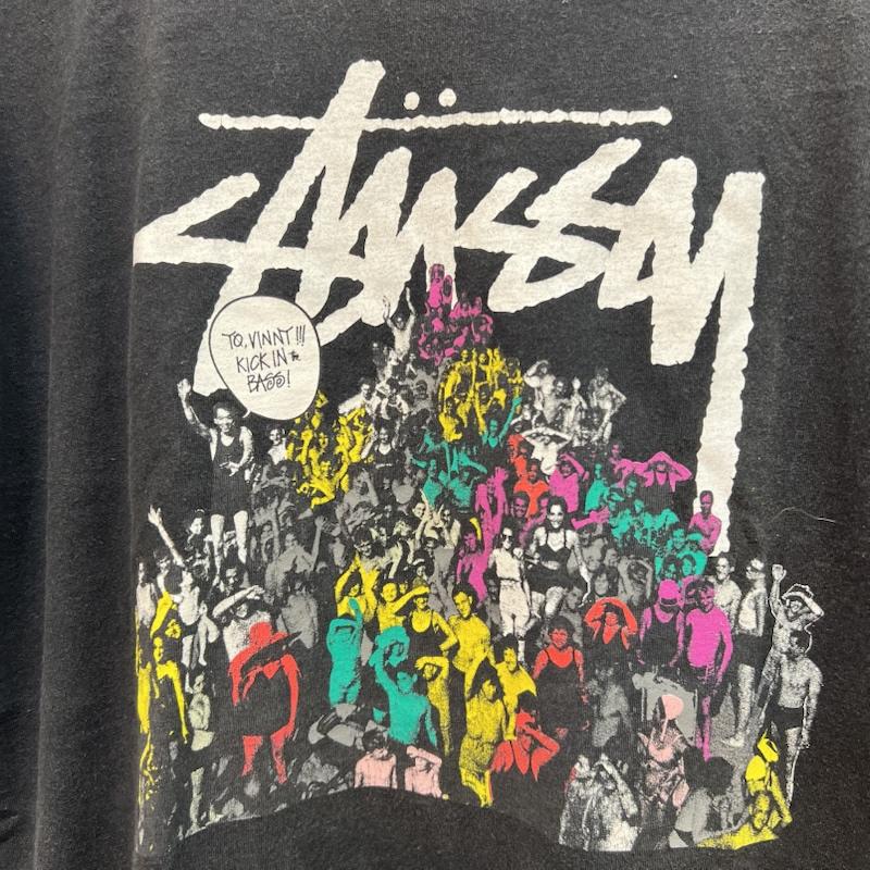 ステューシー STUSSY Tシャツ 半袖 Beach Mob ビーチ モブ Tシャツ XL 黒 / ブラック / black メンズ USED 古着 中古 50164654