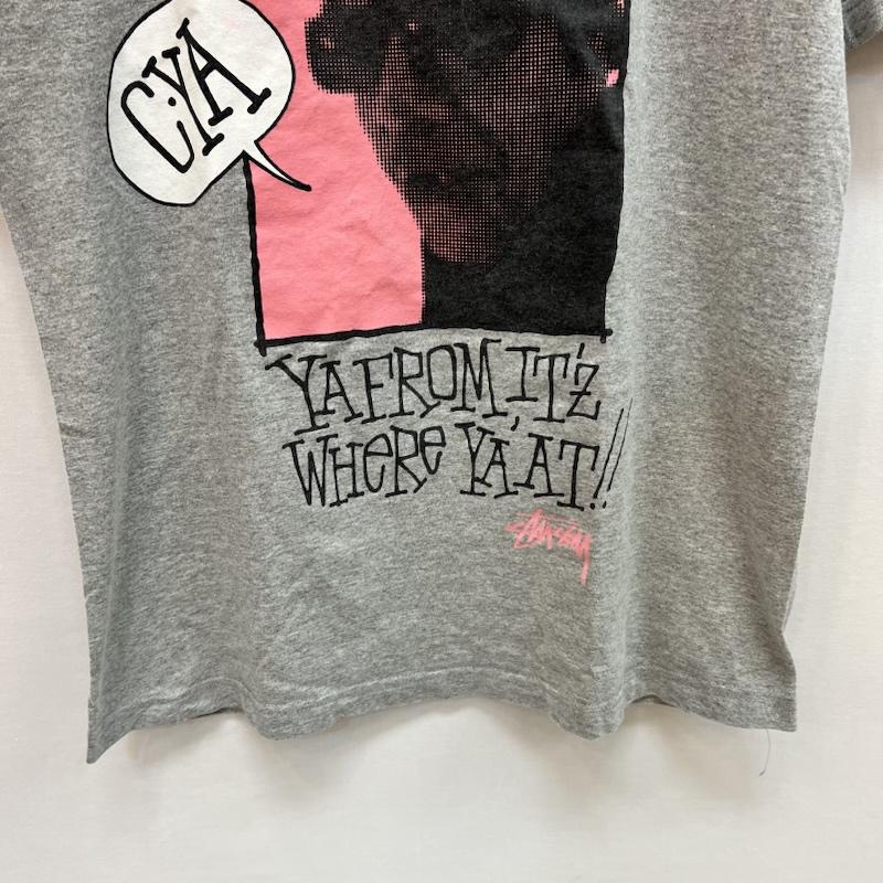 ステューシー STUSSY Tシャツ 半袖 00s C・YA フォト Tシャツ M 灰 / グレー / gray メンズ USED 古着 中古 50164655