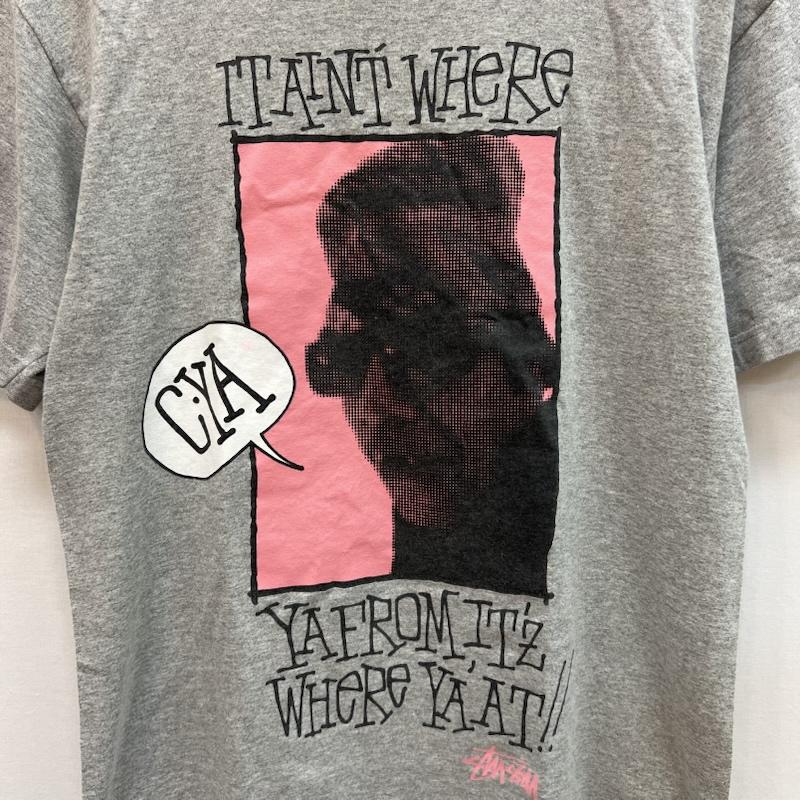 ステューシー STUSSY Tシャツ 半袖 00s C・YA フォト Tシャツ M 灰 / グレー / gray メンズ USED 古着 中古 50164655