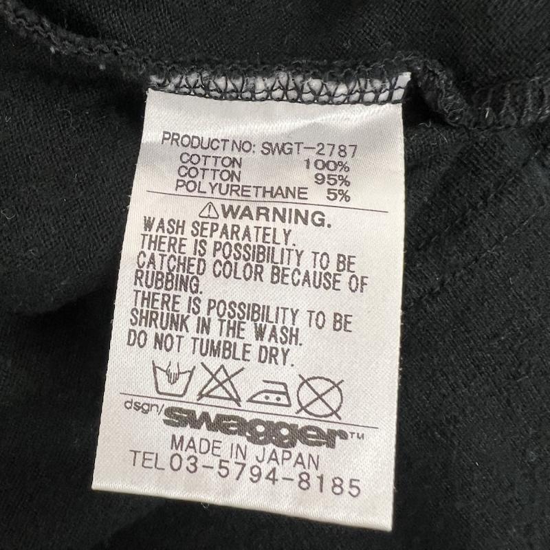 スワッガー SWAGGER Tシャツ 半袖 00s-10s プリント Tシャツ 恵比寿系 裏原 M 黒 / ブラック / black メンズ USED 古着 中古 50164656