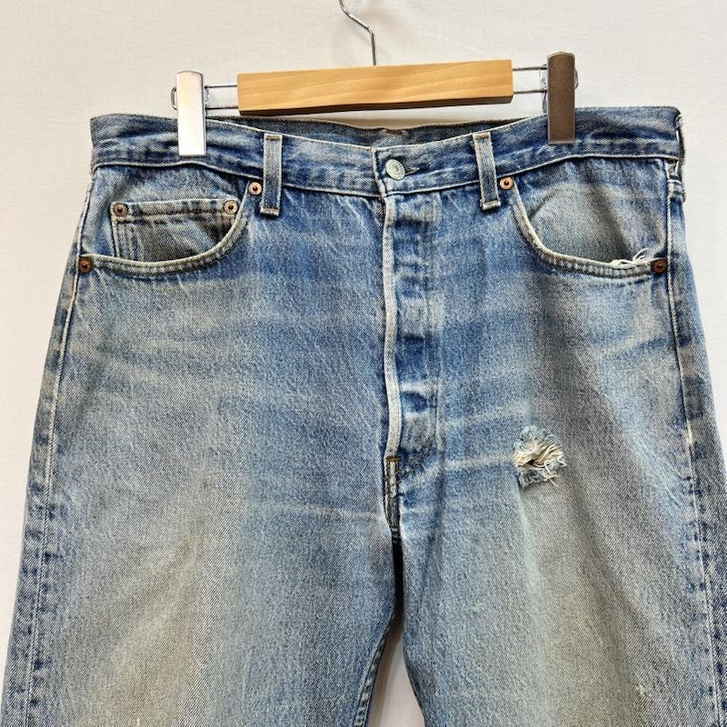 リーバイス Levi s パンツ デニム、ジーンズ 80s USA製 ボタン裏524 501 ヴィンテージ デニムパンツ 36インチ メンズ USED 古着 中古 50164661