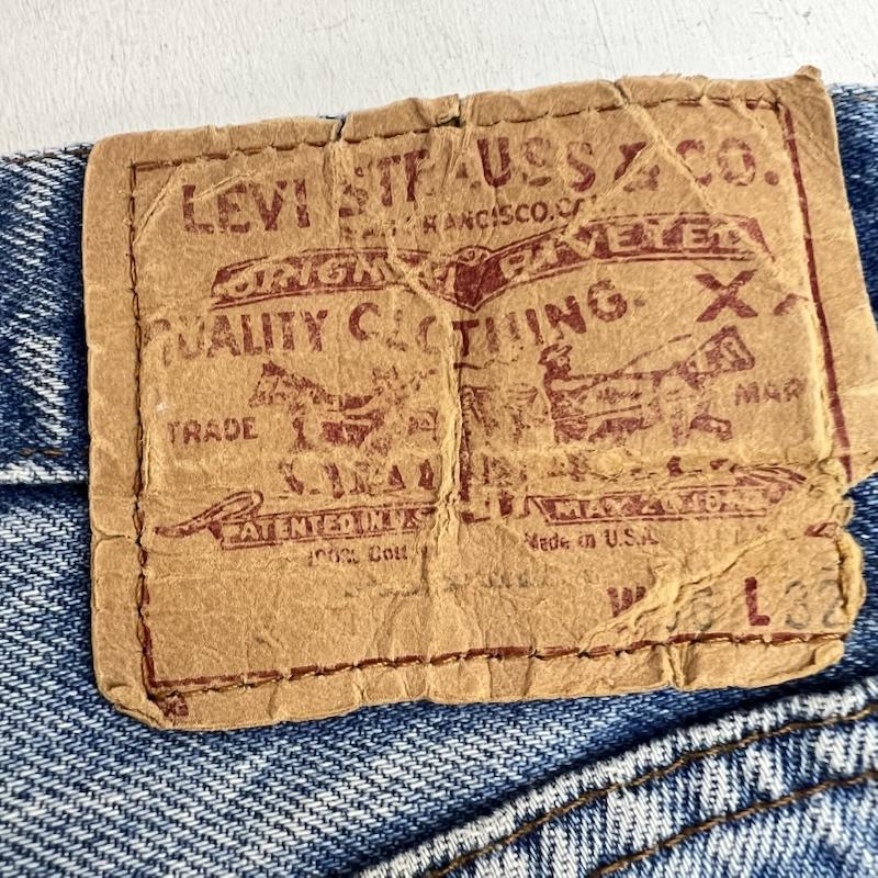 リーバイス Levi s パンツ デニム、ジーンズ 80s USA製 ボタン裏524 501 ヴィンテージ デニムパンツ 36インチ メンズ USED 古着 中古 50164661