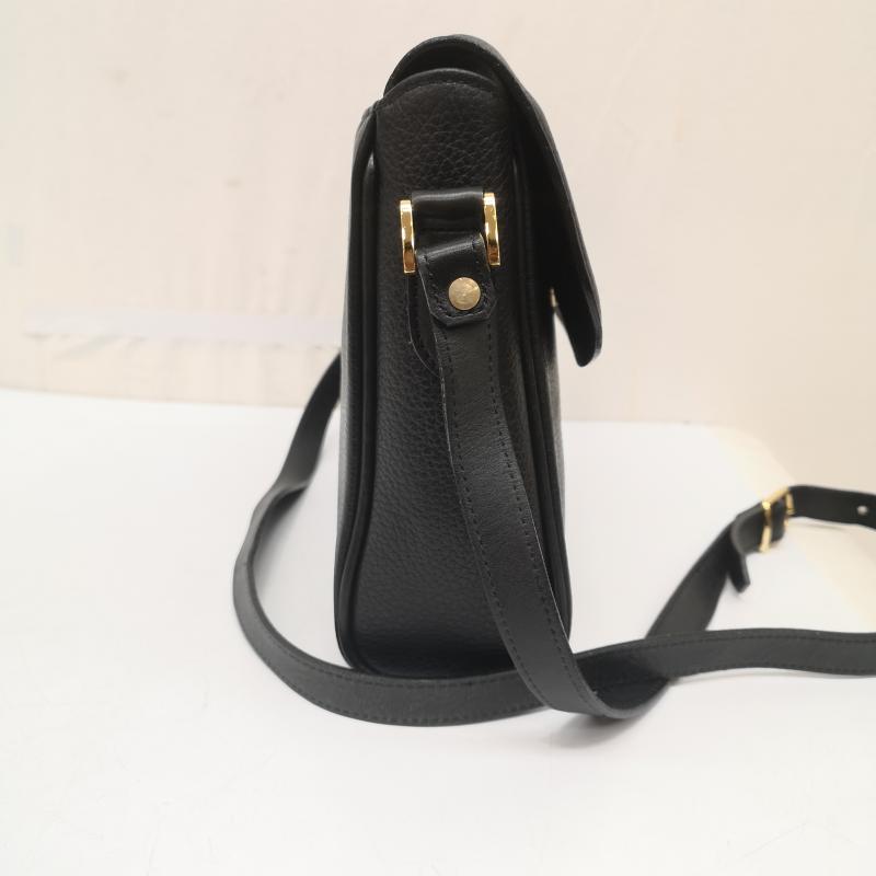 バーバリー BURBERRY ショルダーバッグ ショルダーバッグ ノバチェック レザー ショルダーバッグ - 黒 / ブラック / black レディース USED 古着 中古 50164666