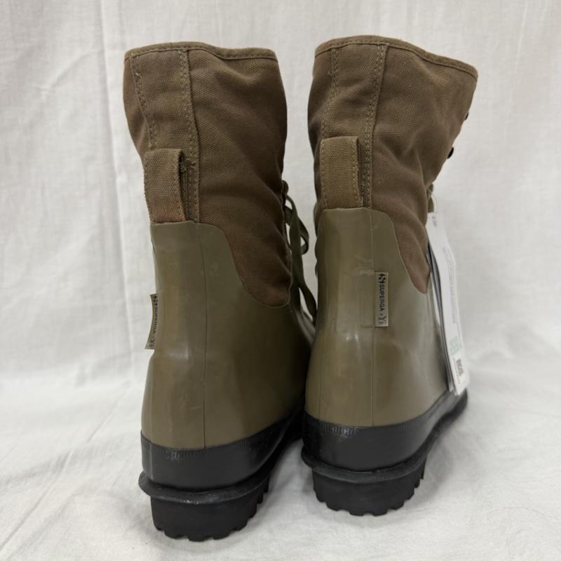 スペルガ SUPERGA ブーツ ショートブーツ SUPERGA×Y s Military Rubber Coating Boots 40(25.5cm) オリーブ×ブラウン US：7.5 無地 オリーブグリーン / オリーブグリーン / X 茶 / ブラウン / brown レディース USED 古着 中古 50164667