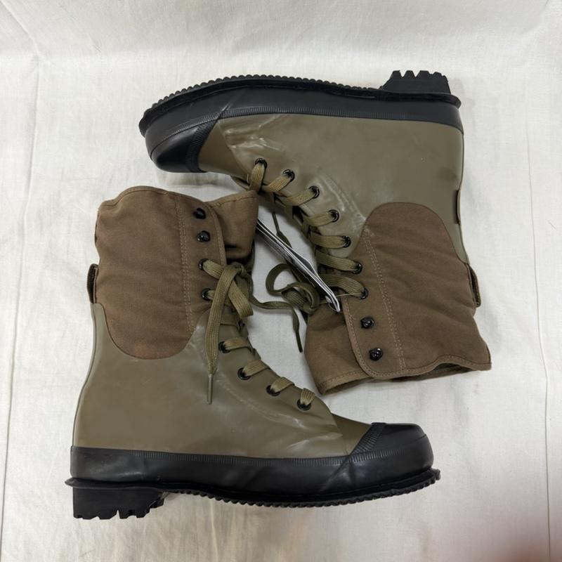スペルガ SUPERGA ブーツ ショートブーツ SUPERGA×Y s Military Rubber Coating Boots 40(25.5cm) オリーブ×ブラウン US：7.5 無地 オリーブグリーン / オリーブグリーン / X 茶 / ブラウン / brown レディース USED 古着 中古 50164667