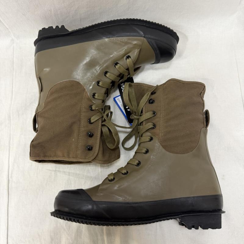 スペルガ SUPERGA ブーツ ショートブーツ SUPERGA×Y s Military Rubber Coating Boots 40(25.5cm) オリーブ×ブラウン US：7.5 無地 オリーブグリーン / オリーブグリーン / X 茶 / ブラウン / brown レディース USED 古着 中古 50164667