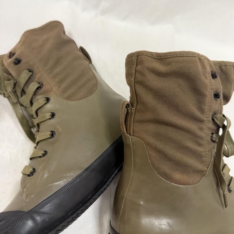 スペルガ SUPERGA ブーツ ショートブーツ SUPERGA×Y s Military Rubber Coating Boots 40(25.5cm) オリーブ×ブラウン US：7.5 無地 オリーブグリーン / オリーブグリーン / X 茶 / ブラウン / brown レディース USED 古着 中古 50164667