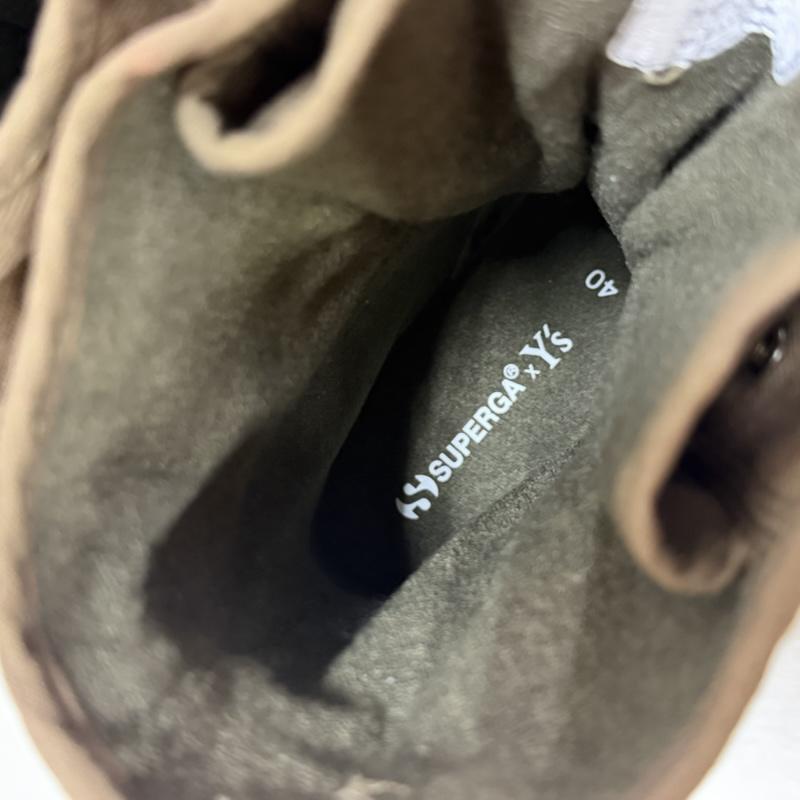 スペルガ SUPERGA ブーツ ショートブーツ SUPERGA×Y s Military Rubber Coating Boots 40(25.5cm) オリーブ×ブラウン US：7.5 無地 オリーブグリーン / オリーブグリーン / X 茶 / ブラウン / brown レディース USED 古着 中古 50164667