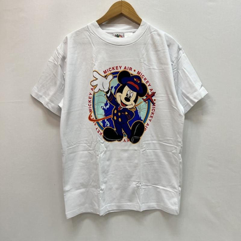 ディズニー Disney Tシャツ 半袖 90s DISNEY ON TOUR MICKEY AIR ヴィンテージ Tシャツ JAL FREE 白 / ホワイト / white メンズ USED 古着 中古 50164669